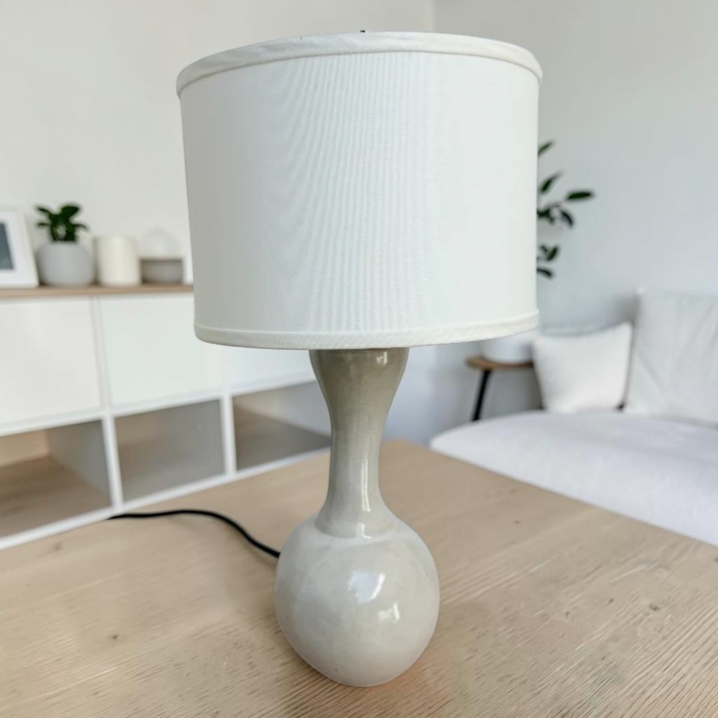 Speckled Oatmeal, Ceramic Table Lamp