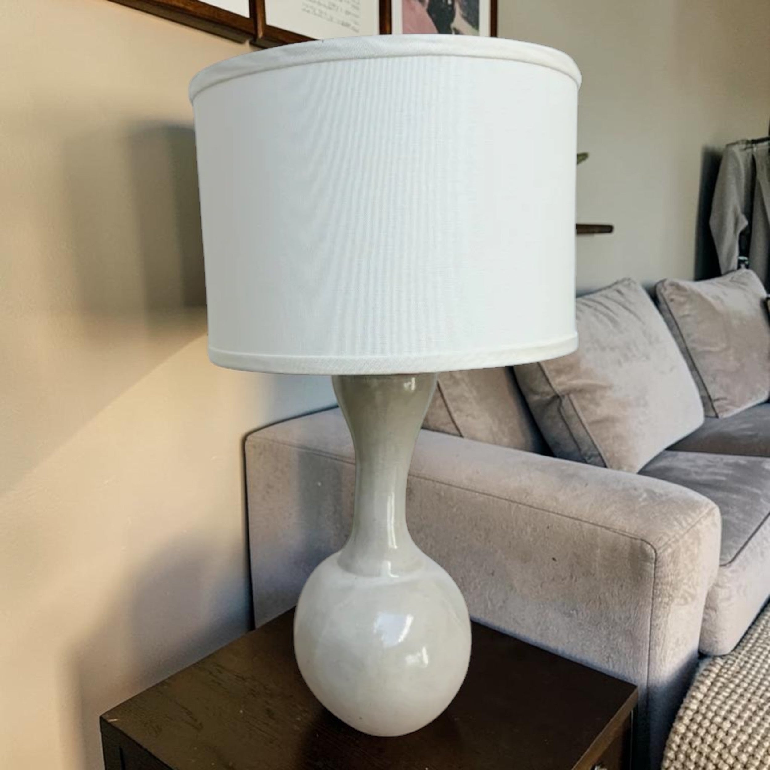 Speckled Oatmeal, Ceramic Table Lamp