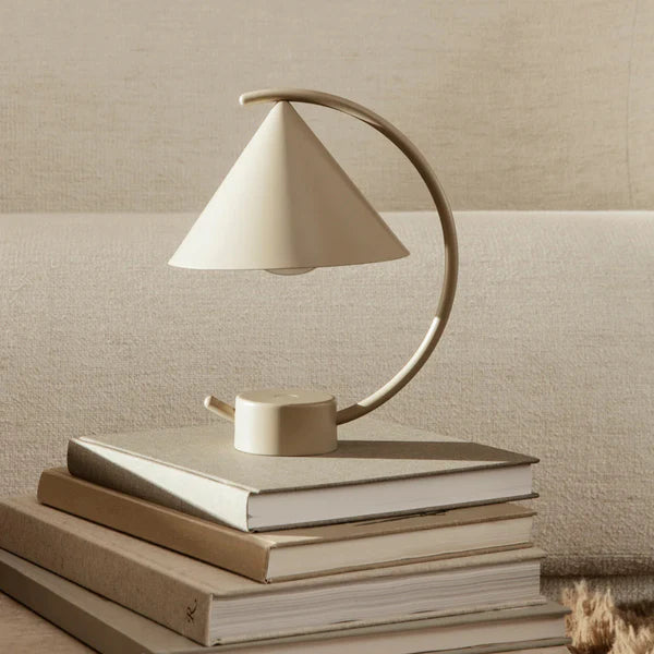 Portable LED Table Lamp in Cashmere Finish