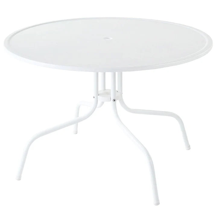 5 Piece Metal Outdoor Dining Set with Round Table and Chairs