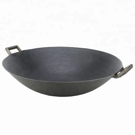 Cast Iron, Kitchen Wok with Dual Handles, 14"