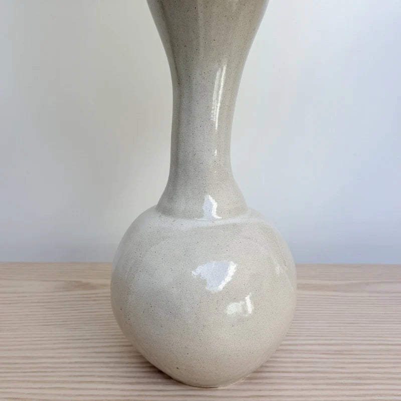 Speckled Oatmeal, Ceramic Table Lamp